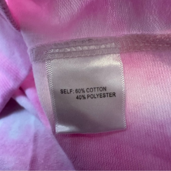 Jane and Delancey Pink and White Tie Dye Long Sleeve Sweatshirt - Picture 4 of 4